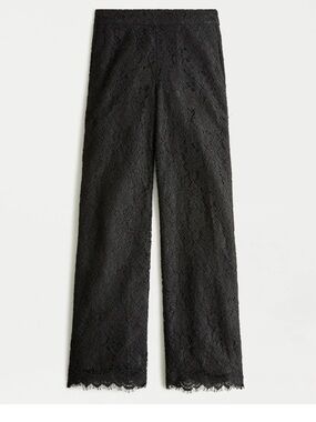 J.Crew Peyton High Rise Crop Lace Pants Size 2